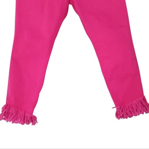 NEW YORK AND COMPANY PINK ANKLE PANTS SZ.14 EUC - Picture 4 of 8